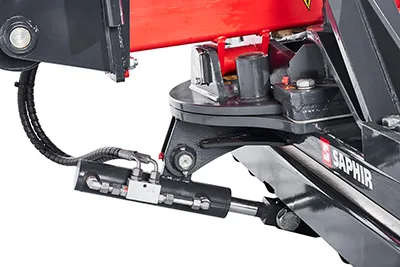 Hydraulische Vertikaleinstellung der Schürfleiste +/- 25°